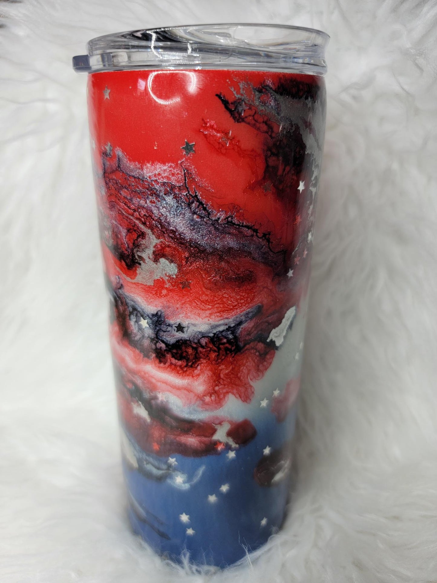 Red, White and Blue - 25 oz Skinny
