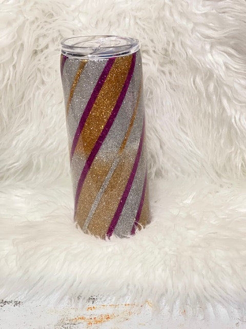 #0204 - GOLD, SILVER, PURPLE 25 OZ