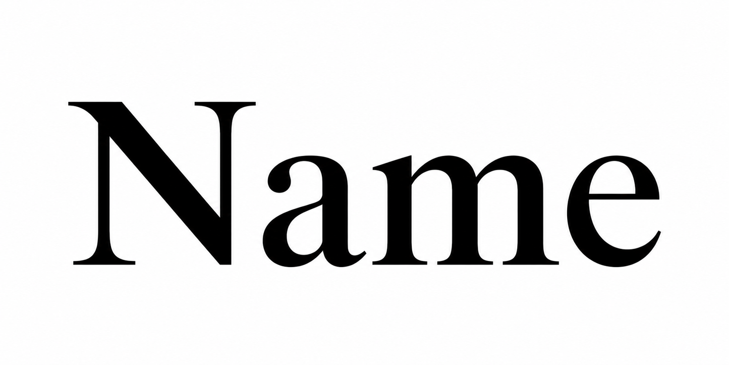 Name/Decal
