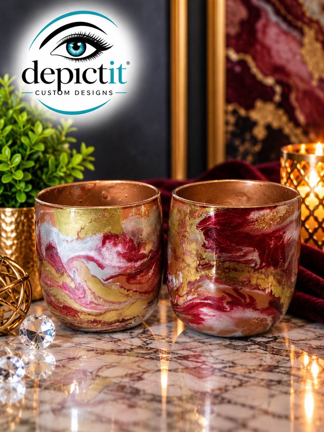 Crimson - Set of Wine Glasses