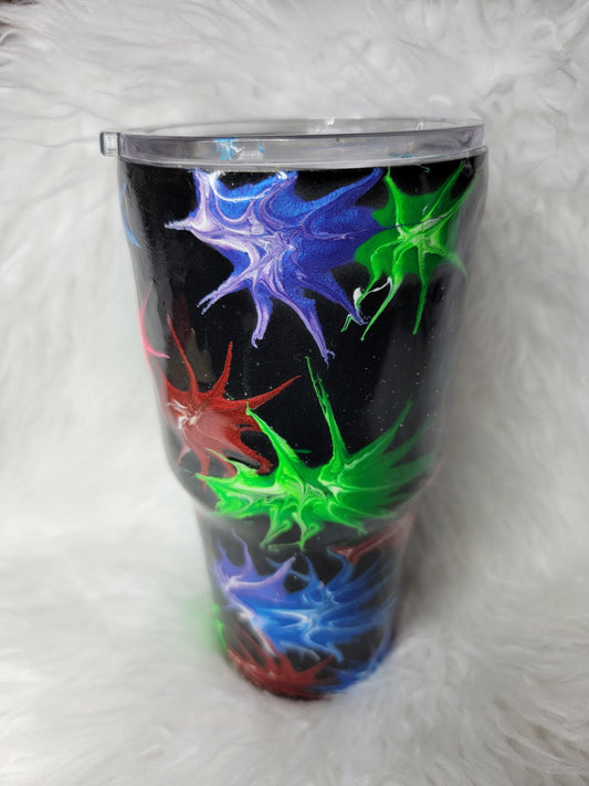 #0060 - Paintball Splatter - 30 oz Curve