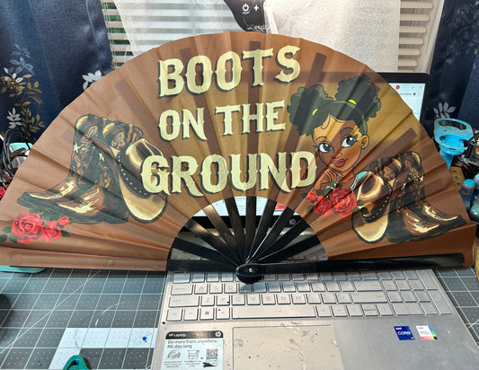 Boots on the Ground Clacker Fan