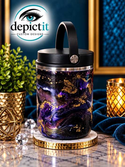 Purple Food Container