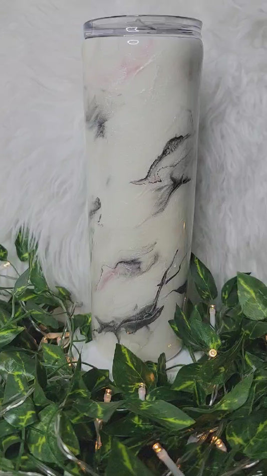 Pink Marble - 30 oz Tumbler